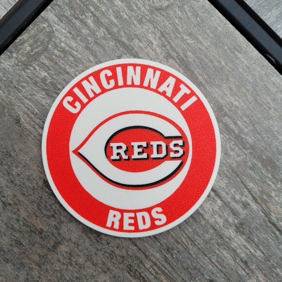Cincinnati Reds Coaster Set - 3D Printed - (Set of 4) - Picture 3 of 4